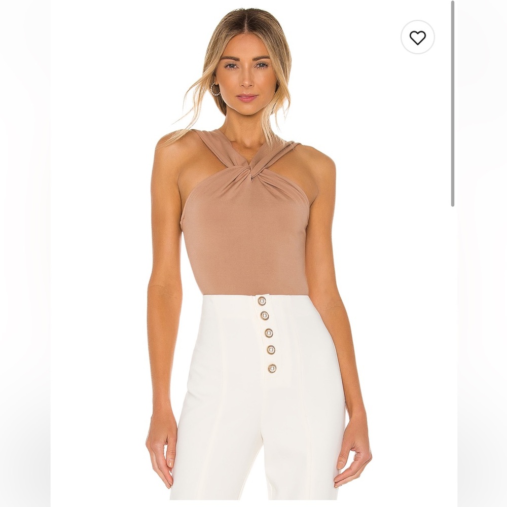 Lovers + Friends Therese Brown Bodysuit Sz Small